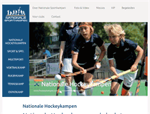 Tablet Screenshot of hockeykampen.com
